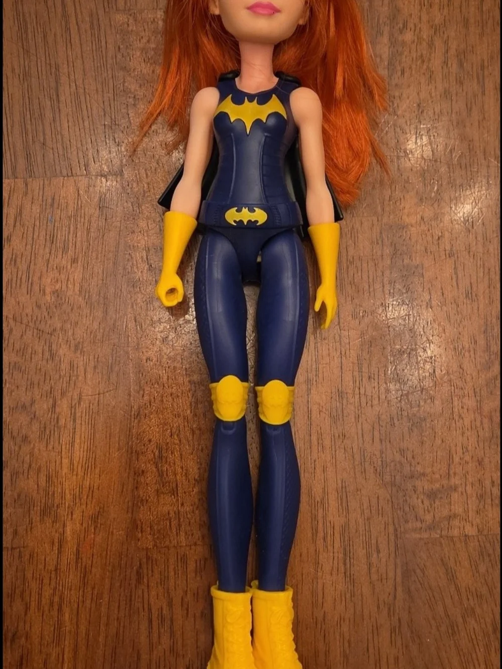 Wonder Woman & Batgirl Styled Kids Doll Set - Red, Blue, Yellow